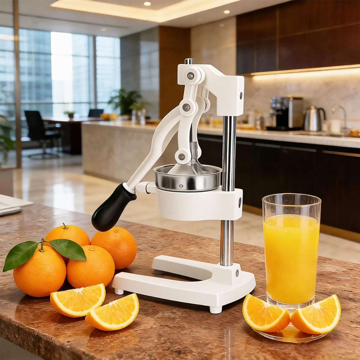 Cast Iron Juicer Hand Press Heavy Duty, Orange Juicer