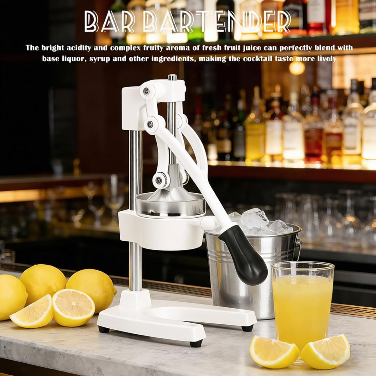 Cast Iron Juicer Hand Press Heavy Duty, Orange Juicer