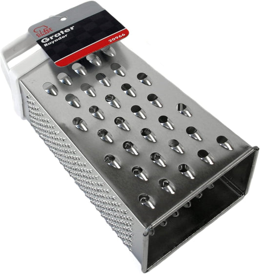 Pyramid Tin-Plated Grater, 6 inch, Stainless Steel