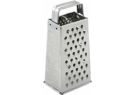 Tapered Box Grater, 4" x 3" x 9", S/S