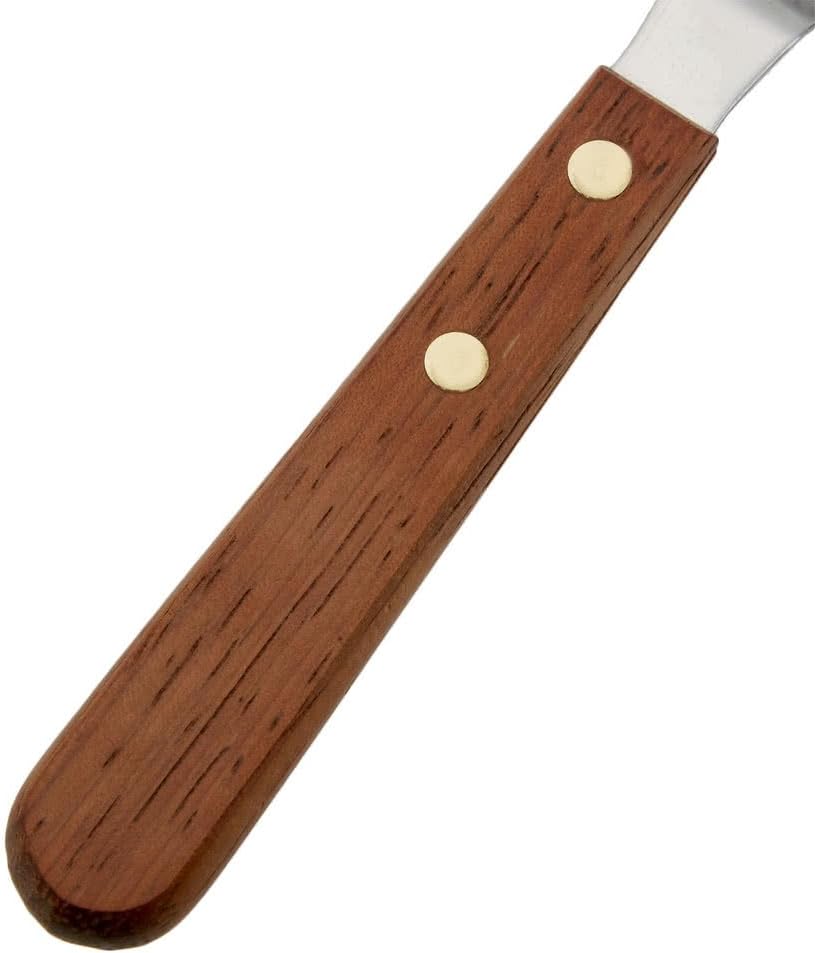 1385 Offset Spatula with 4.5-Inch Stainless Steel Blade, Wood Handle, 4.5 Inch, natural