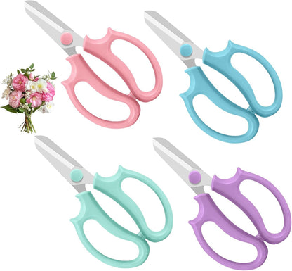 Flower Scissors, Stainless Steel Floral Scissors (Standard)