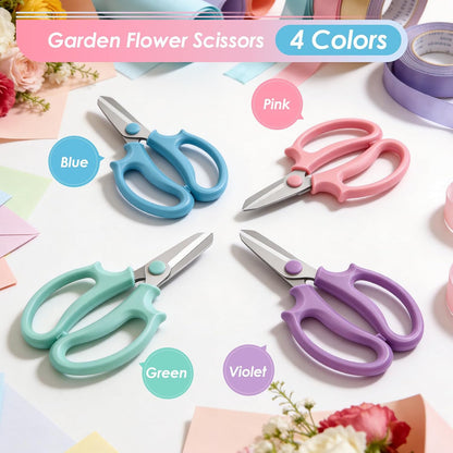 Flower Scissors, Stainless Steel Floral Scissors (Standard)