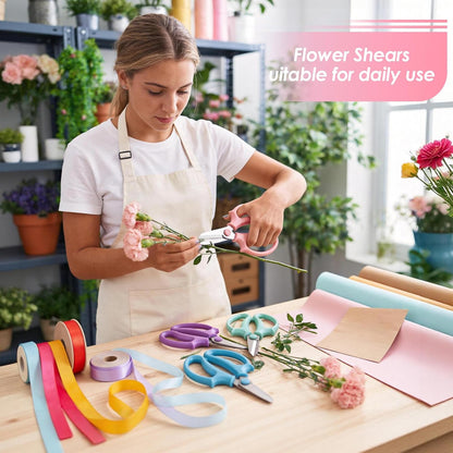 Flower Scissors, Stainless Steel Floral Scissors (Standard)