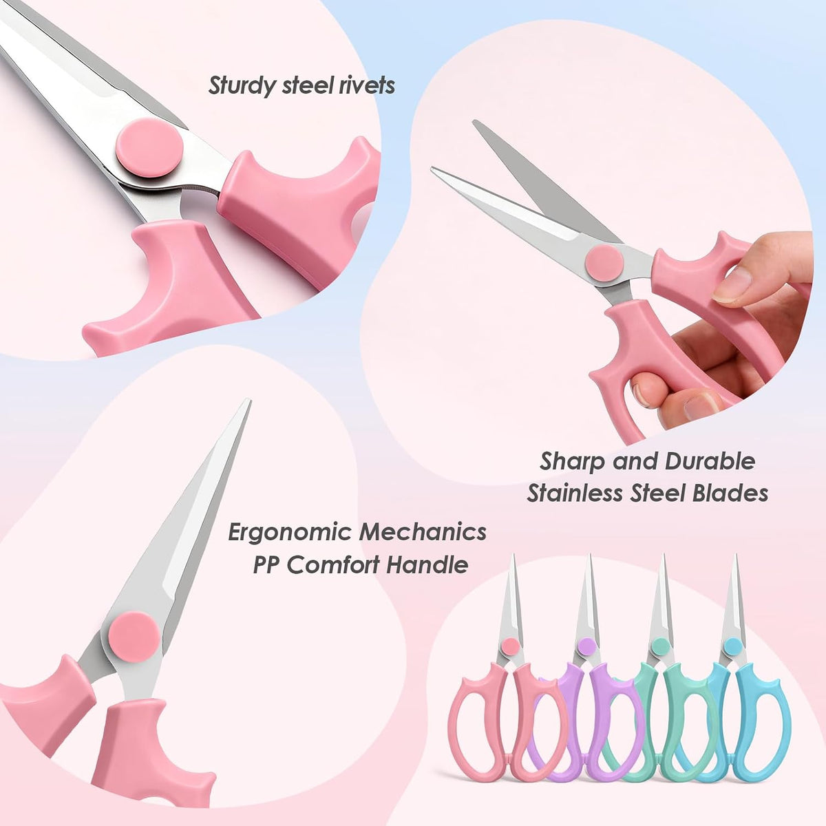 Flower Scissors, Stainless Steel Floral Scissors (Standard)