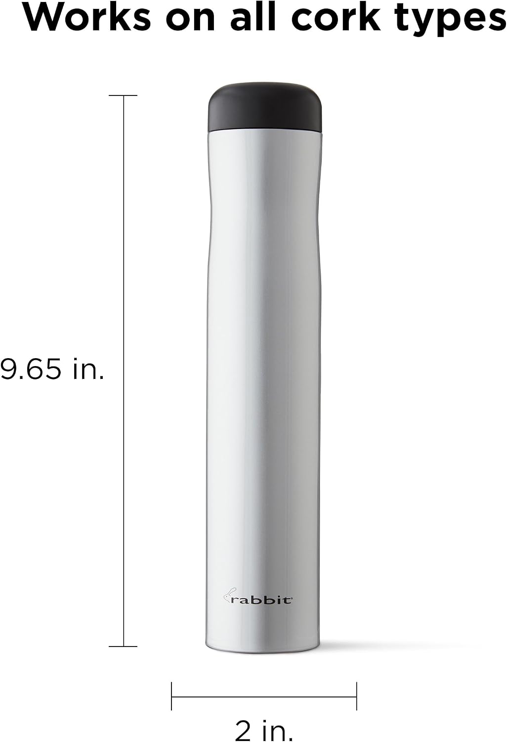 Automatic Electric Corkscrew Wine Opener, Cordless Rechargeable, One-Touch Operation, Sleek Shiny Black Finish, Easy to Use for Wine Lovers