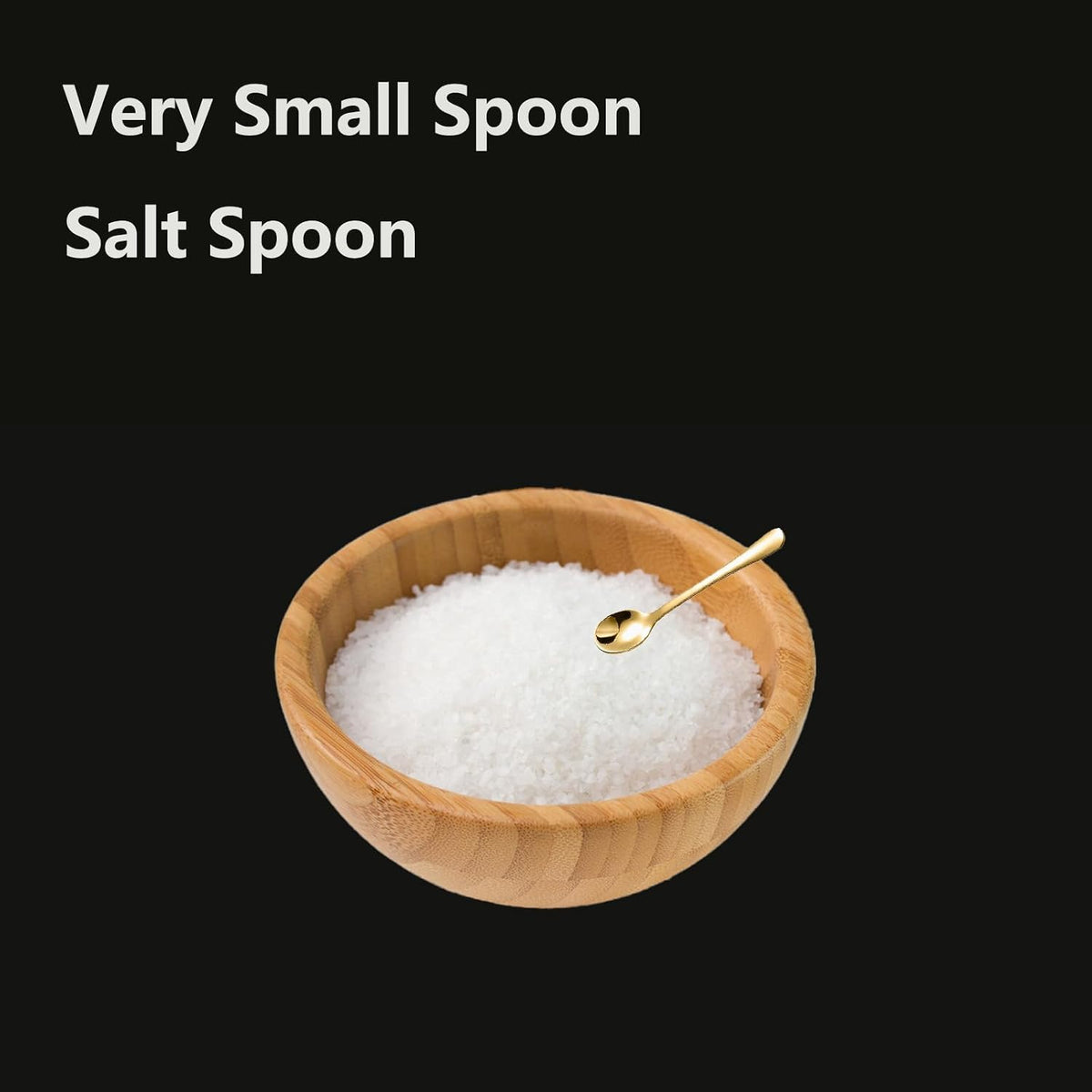 8 PCS Tiny Stainless Steel Spoons for Spices Jars, Mini Size 2.87", Cute Small Stainless Steel Condiment Spoons for Spices, Salt, Sugar, Pepper, Honey, Fun Little Scoops