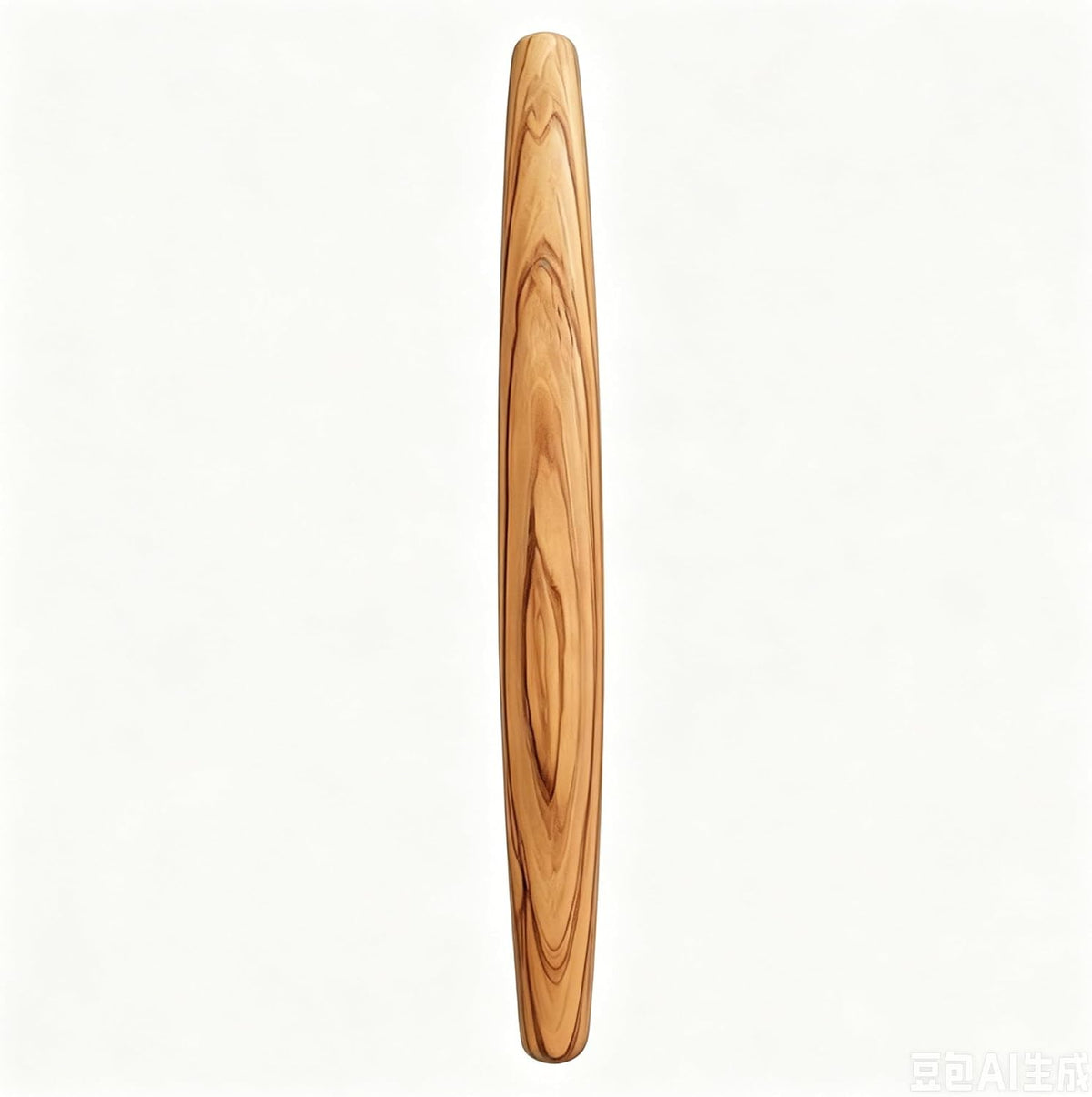 Olive Wood French Rolling Pin, 15 Inch Wooden Rolling Pin for Baking