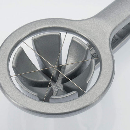 Wedge Egg Slicer - Heavy-Duty Aluminum Cutter with Stainless Steel Blades for Wedge Slices, Multi-Purpose Wedger for Eggs, Mushrooms, Strawberries & Kiwi, Kitchen Essentials