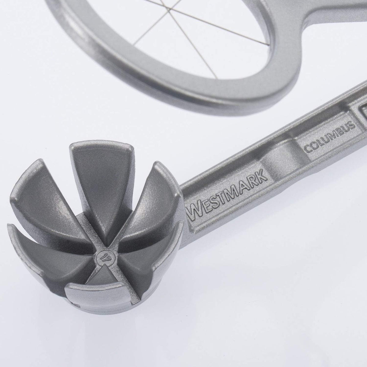 Wedge Egg Slicer - Heavy-Duty Aluminum Cutter with Stainless Steel Blades for Wedge Slices, Multi-Purpose Wedger for Eggs, Mushrooms, Strawberries & Kiwi, Kitchen Essentials