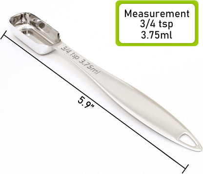 2PCS 1tbsp(15ml) Measuring Spoon, Stainless Steel Measure Teaspoon