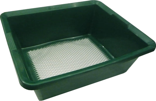 Mesh Garden Sieve, Fine Galvanized Screen for Efficient Soil Sifting and Planting Preparation, 14.25”x12.75”x5.5” (Standard)
