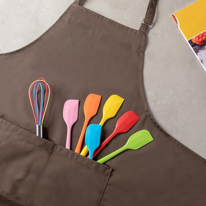48 Pcs Rainbow Silicone Spatula and Whisk Bulk for Cooking,8 Inch