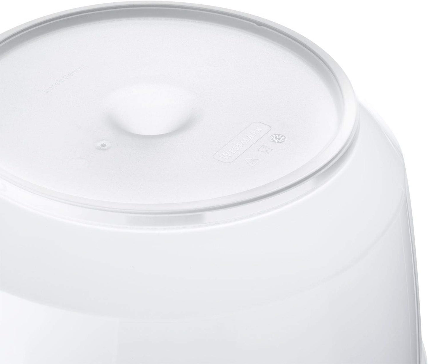 Salad Spinner, Capacity: 4.4 litres, ø 23.5 cm, Plastic, BPA-Free, Spinderella, Colour: Transparent/White/Green, 243022E1