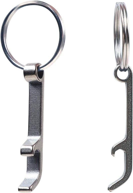 Titanium Keychain Beer Bottle Opener Keychain 2Pcs