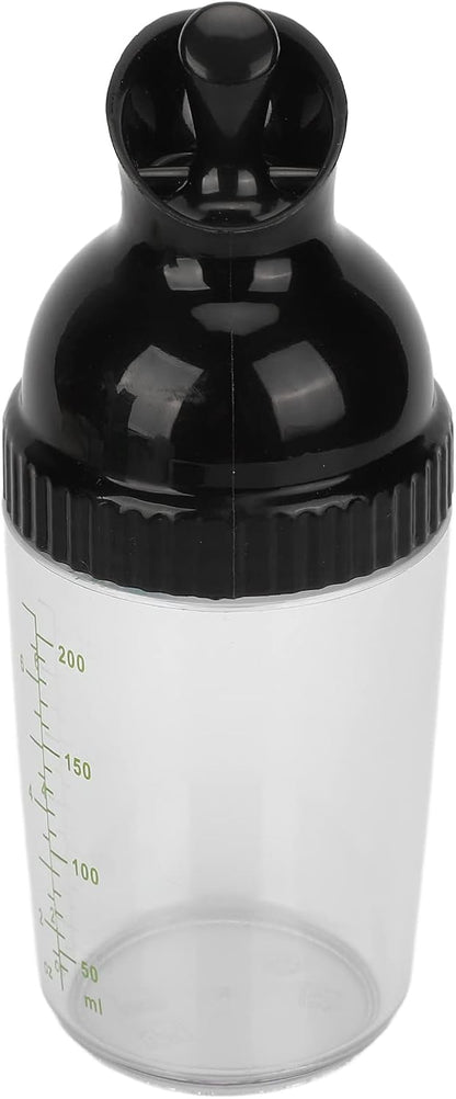 Salad Dressing Shaker with Lid, ABS PP Material One Handed Operation for Oils Sauces Marinades 6.8 Ounce Leakproof Container Green