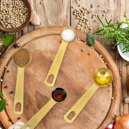 2 PCS 1 Teaspoon(5 mL | 5 cc | 1 Tsp | 1/3 Tablespoon) Stainless Steel Single Measuring Spoon, Easy to Use and Easy to Wash Metal Measuring Spoons Kitchen Gadgets for Cooking & Baking