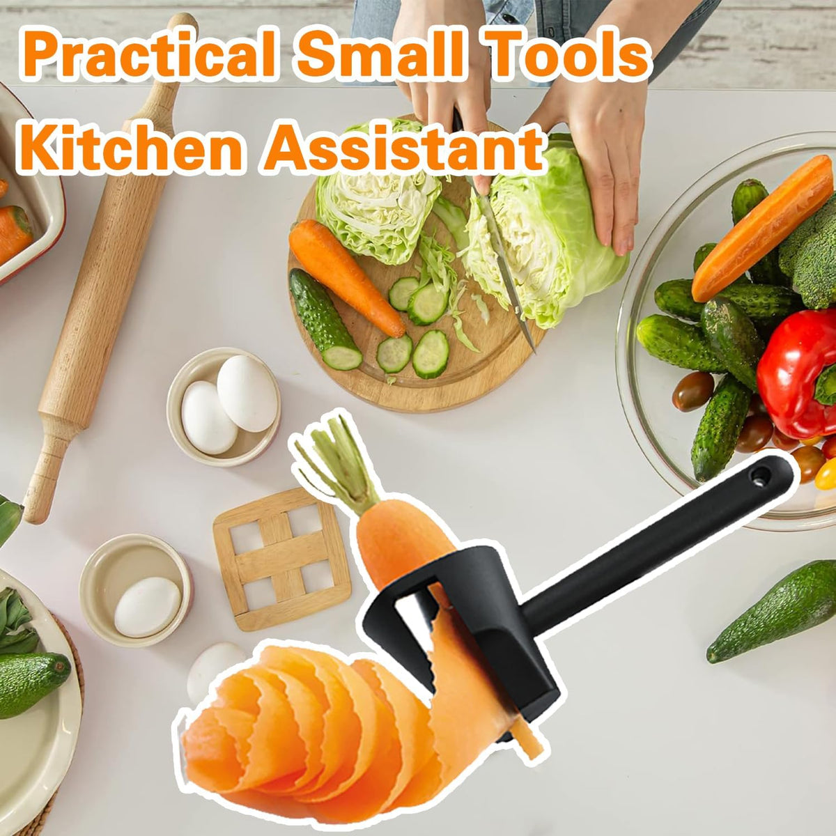 2 Pack Carrot Peeler Carrot Curler Black Carrot Spiral Shred Slicer Root Vegetables Fruits Slicer Sharpener Garnishing Tool