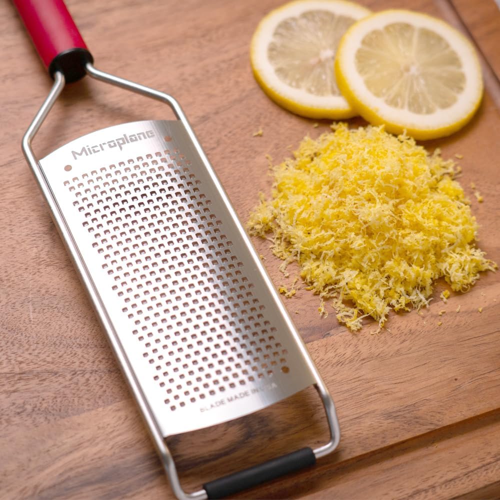 Savor Series Kitchen Grater Fine in Black for Hard Cheese Parmesan, Citrus Lemon, Orange, Lime, Ginger, Nutmeg, Cinnamon, Garlic, Chili, Chocolate - Stainless Steel Grater Made in USA