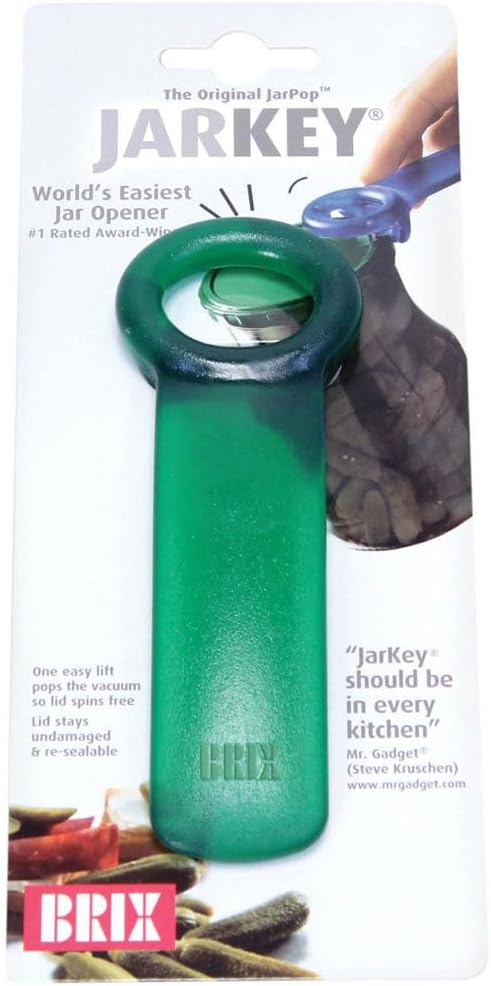 Original Jar Pop Opener, Great for Kids, Arthritis, and Carpal Tunnel Sufferers, Assorted Frosted Colors (Color May Vary) Pack of 1