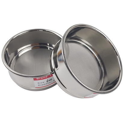 120 Mesh Lab Sieves, Test Sieve #120 Mesh, 4'' Diameter, 304 Stainless Steel Wire Cloth (0.125mm)