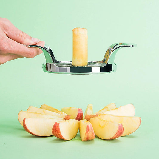 Heavy Duty Apple Cutter Corer, Large 12-Blade Stainless Steel Fruit Slicer