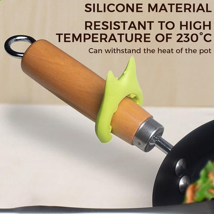 4pcs spoon holder to prevent burns and spills, with non perforated cooking pot holder creatively integrated with devil's kitchen accessories, used for placing spoons and spatulas after cooking
