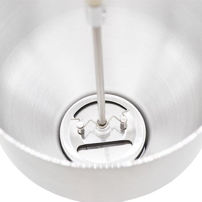 1 Pack Pancake Batter Dispenser with Stand, 88 Ounce Heavy Gauge 10GA Aluminum Body, Precise Portion Control Dial Setting for Pancakes Cupcakes Crepes Donuts Biscuits Muffins