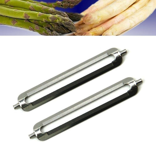2Pcs Multifunctional Vegetable Peeler, Stainless Steel Single-sided Flat Blade Peeling Blade Replacement, Potato Peelers Vegetable Peelers