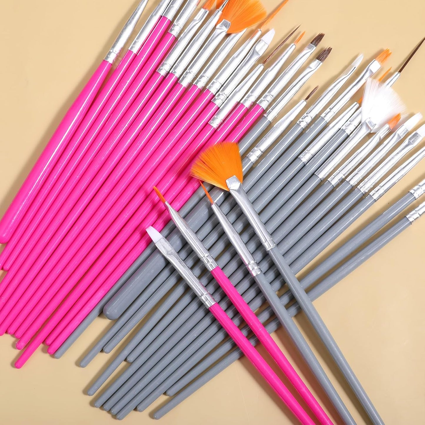 30 PCS Food Paint Brush, Food Safe Paint Brushes Cake Decorating Brushes Set for Fondant Cookie Icing, Multi Function Pastry Painting Tool for Baking DIY Craft
