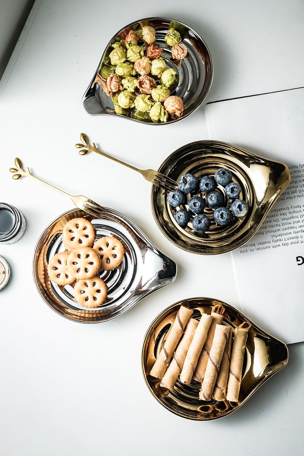 LAUCHUH Spoon Rest, Large Ceramic Spoon Holder for Kitchen Counter Spatula Rest Heat-Resistant Spoon Rest for Stove Top Cooking Utensil Holder, Farmhouse Kitchen Décor for Father's Day, Cream, 5 Inch