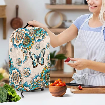 Coffee Pastry Blender Dust Cover with Drawstring Field Stand Mixer or Coffee Maker Cover Anti Fingerprint Polyester Appliance for Home Kitchen Decor