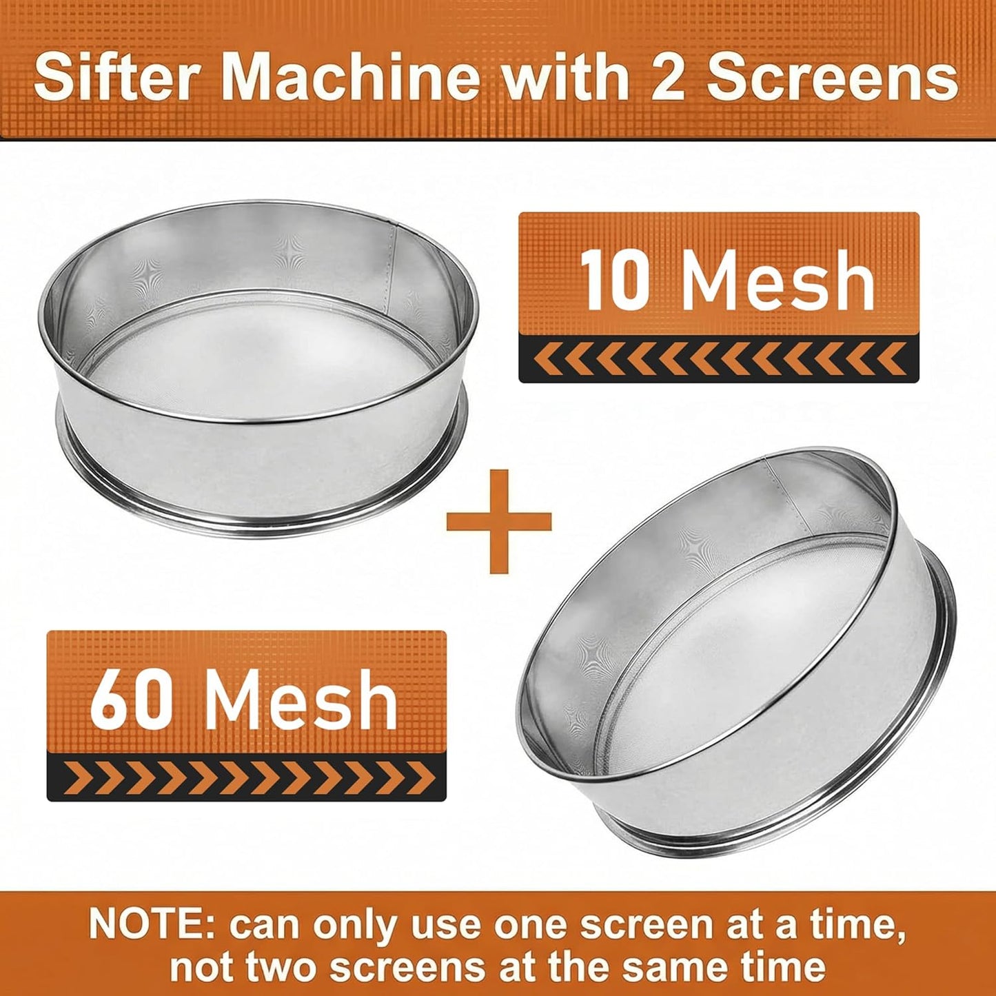 Sidasu Vibrating Sifter Mesh Screen Stainless Steel Vibrating Sieve Mesh Screen 30 Mesh for Automatic Powder Sifter Machine