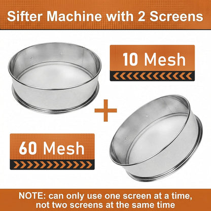 Sidasu Vibrating Sifter Mesh Screen Stainless Steel Vibrating Sieve Mesh Screen 30 Mesh for Automatic Powder Sifter Machine