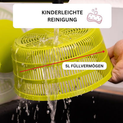 Westmark Germany Vegetable and Salad Spinner with Pouring Spout (Red)