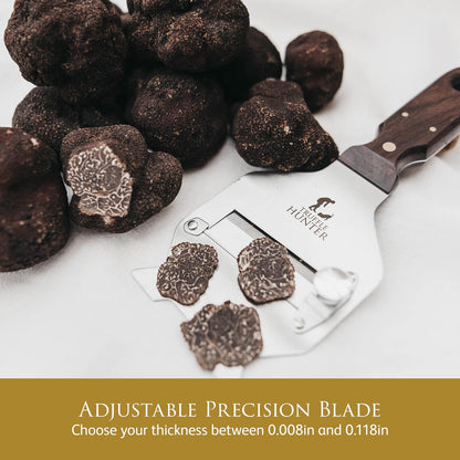 TruffleHunter - Professional Truffle Shaver - Stainless Steel Adjustable Mandoline Slicer