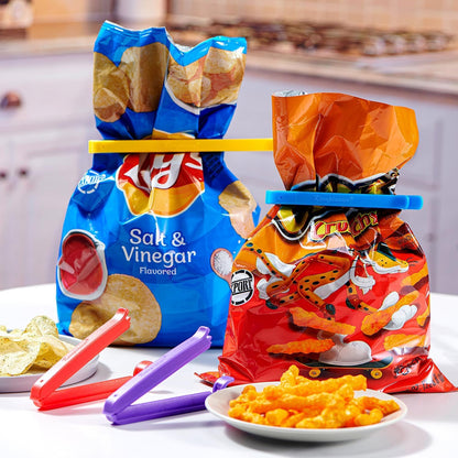 Keenpioneer Decorating/Icing Bag Sealing Clips, 60 Pack, Multipurpose for Food and Snack Storage, 3inch, 4inch and 6inch long
