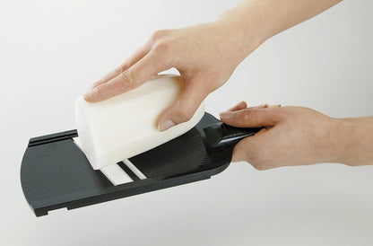 Kyocera Advanced Ceramic Adjustable Mandoline Vegetable Slicer with Handguard-Black