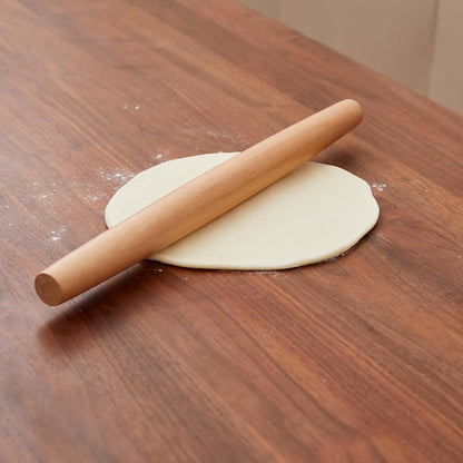 French Rolling Pin for Dough - Fulimax 16" Classic Wood Rolling Pins for Baking, Dough Roller for Fondant Pizza Pie Crust Cookie Pastry Pasta, Kitchen Baking Supplies, Beech Wood