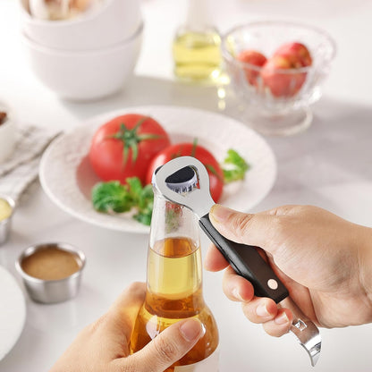2PCS Bottle Opener, JINLIFA Stainless Steel Manual Can Punch Bottle Cap Beer Bottle Openers, Dishwasher Safe