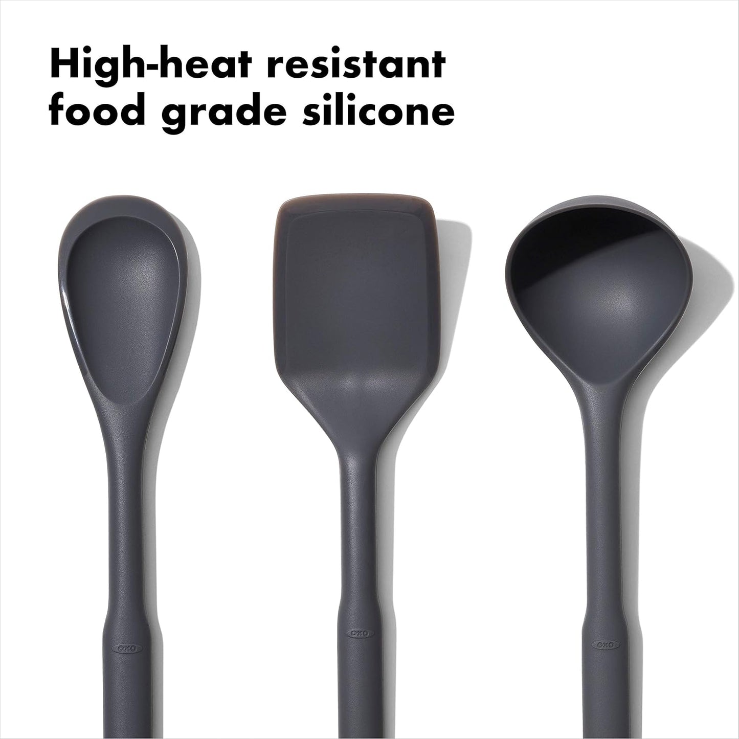 OXO Good Grips Silicone Everyday Ladle, 719812689807, Peppercorn, One Size