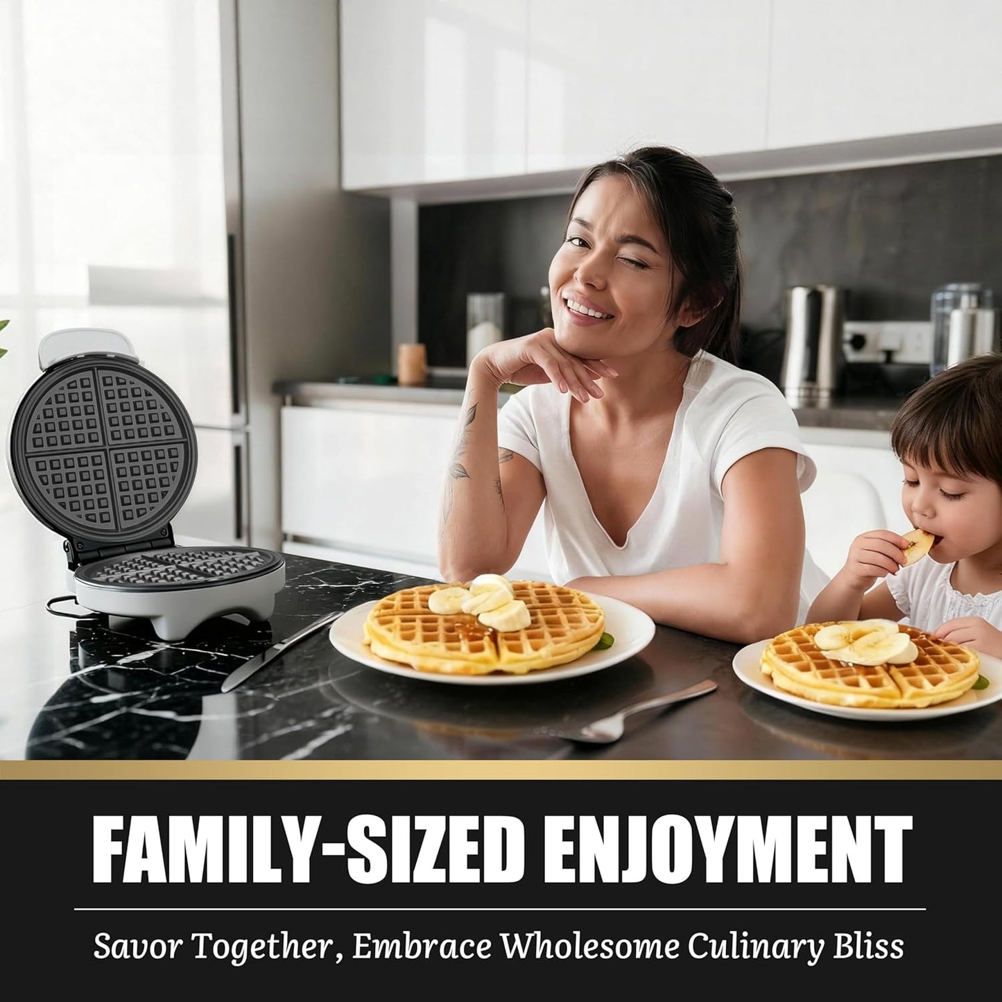 FineMade Electric Empanada Maker Machine with Press Mold,Large Dumpling Maker Press,Pierogi Maker Press Machine,Make 4 Psc of 6 Inches Large Empanadas,Jamaican Beef Patties,Calzones,Pocket Pies,Black