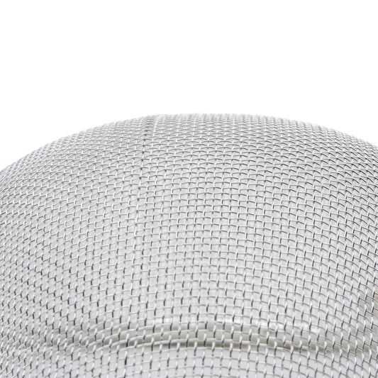 Winco 6-1/4" Single Mesh Strainer, Medium, Tin