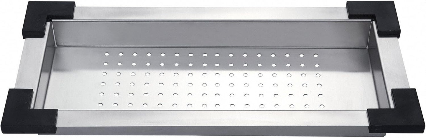 KRAUS Stainless Steel Colander for Workstation Kitchen Sink, CS-6