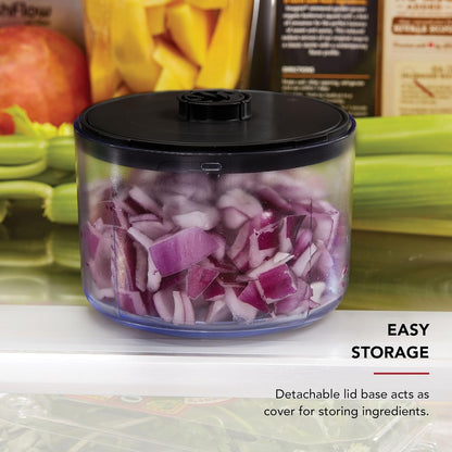 KitchenAid Manual Food Chopper, 3.8 Cup, Black