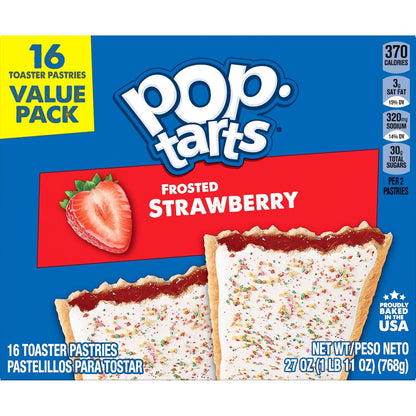 Pop-Tarts Toaster Pastries, Breakfast Foods, Kids Snacks, Value Pack, Frosted S'mores (64 Pop-Tarts)