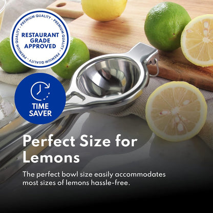 New Star Foodservice 42856 Enameled Aluminum Lemon Squeezer, Yellow