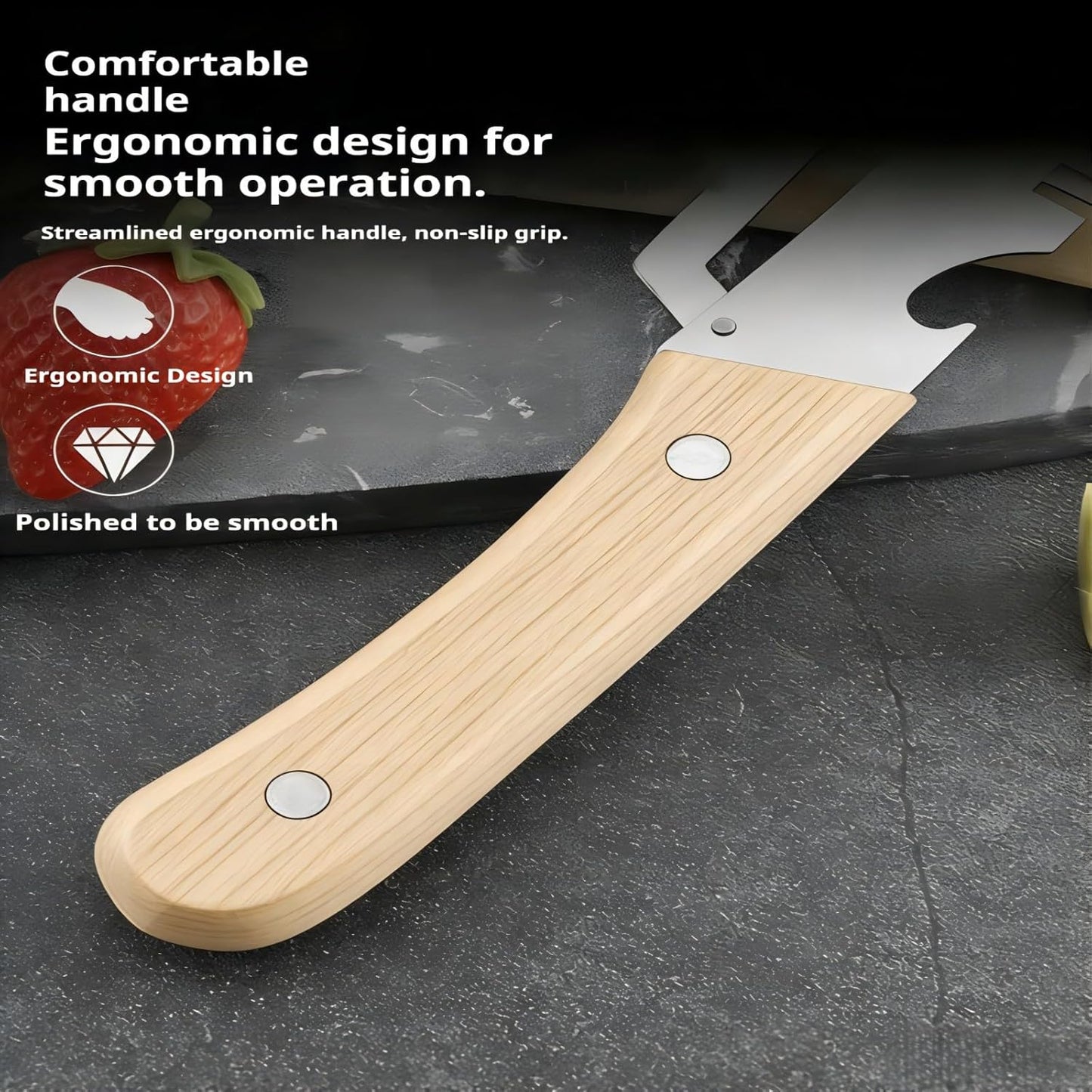 vegetable peeler，3 in 1ultra-sharp stainless steel blade, suitable for peeling fruits and vegetables, with bottle opener, (2PCS)