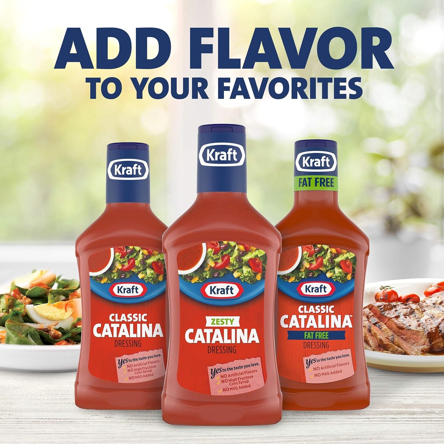 Kraft Zesty Catalina Dressing (16 fl oz Bottle)