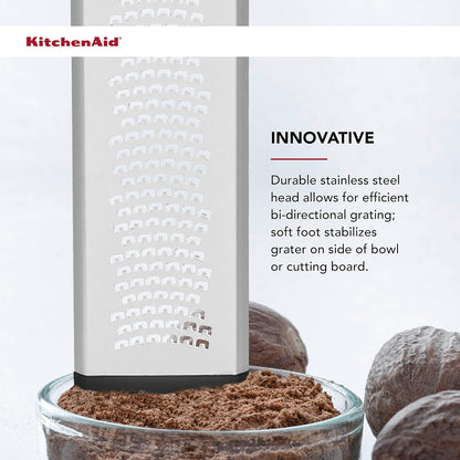 KitchenAid KE321OHOBA Classic Etched Fine Grater, One Size, Black 2
